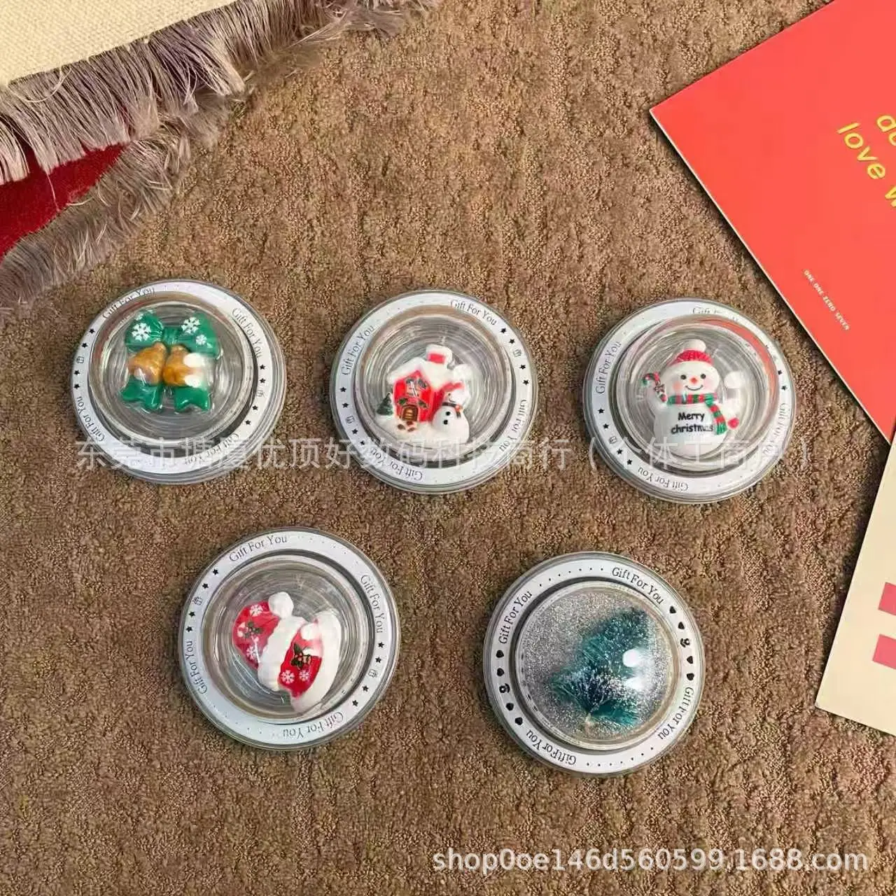 

Новый рождественский хрустальный шар подходит для магнитной подставки MagSafe с сильной адсорбцией, выдвижная настольная подушка безопасности Tide IPhone