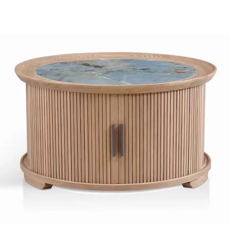 

Vintage, solid wood, round, pewter, coffee table, combination, living room, home, log