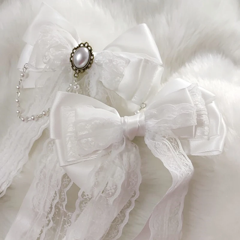 

Lace bow hair clip, cute hair clip, hair accessory, headband, hair ornament, women's and girls' hair accessories