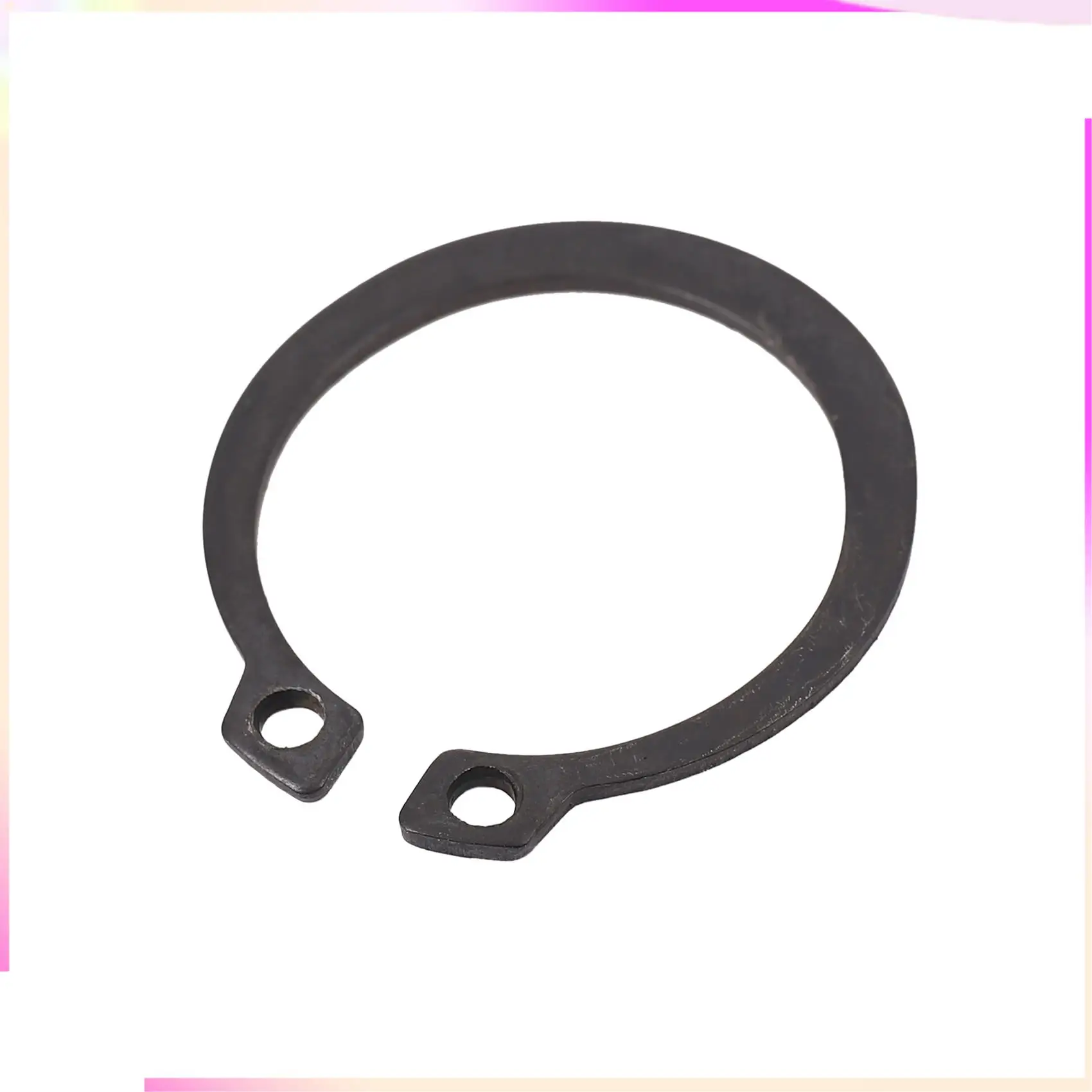 B26B 300 Piece C-Clips External Snap Ring Black Washer Hardware Cir Clip Retaining Ring Set For Industrial Fasteners 18 Sizes