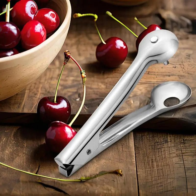 Cherry Pitter Tool Stainless Steel Stoner Tool Multifunction Household Hand-Pressing Remover For Jujube Fruit Cherry