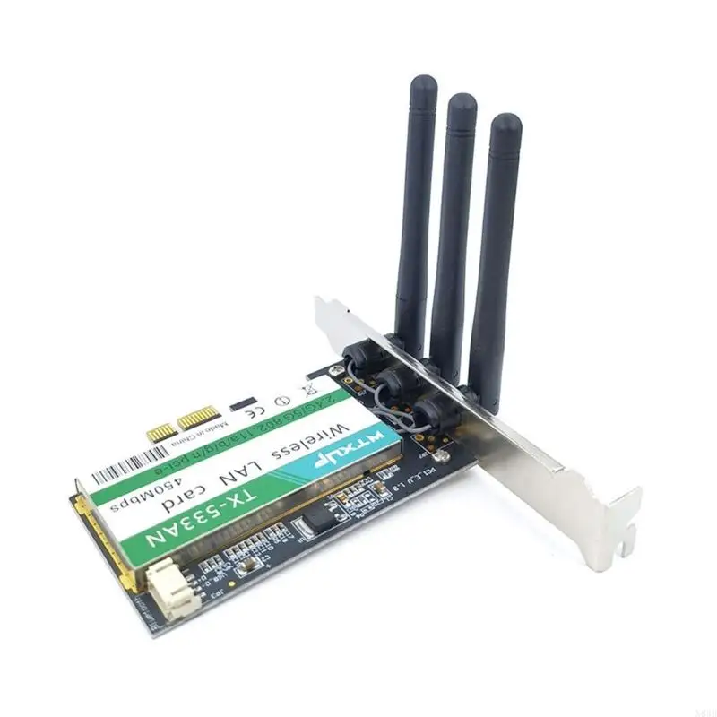 N84B TX-533AN 633AnHMW Dual Banda 450 MBPS Scheda rete wireless PCI-E Card 802.11n per convertitore adattatore desktop 6300