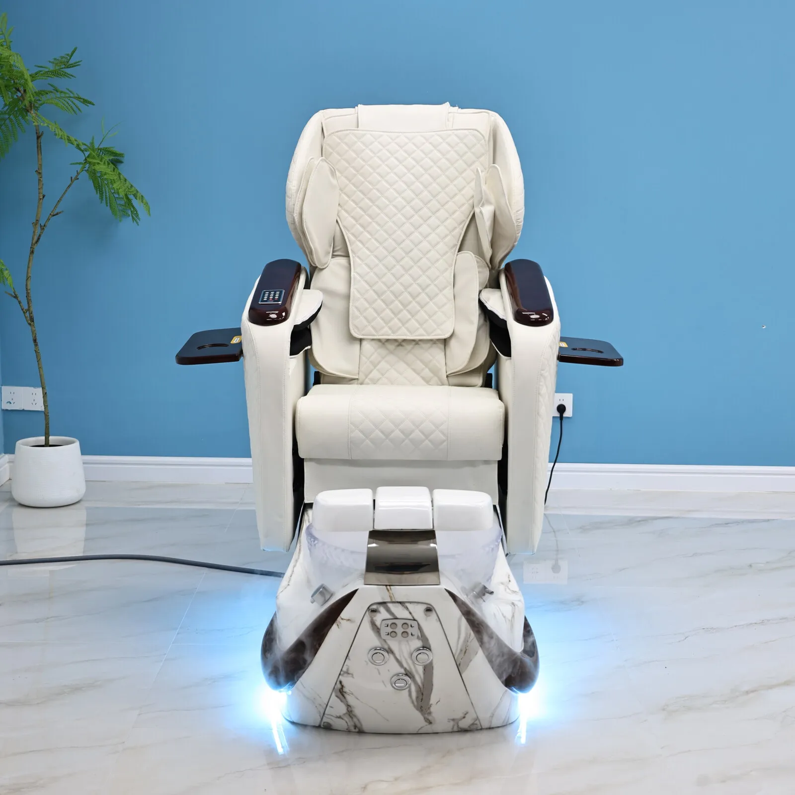 Factory Customized Luxury Pedicure Chair Fully Automatic Massage Chairs Foot Spa Chair for Nail Beauty Salon Store Furniture