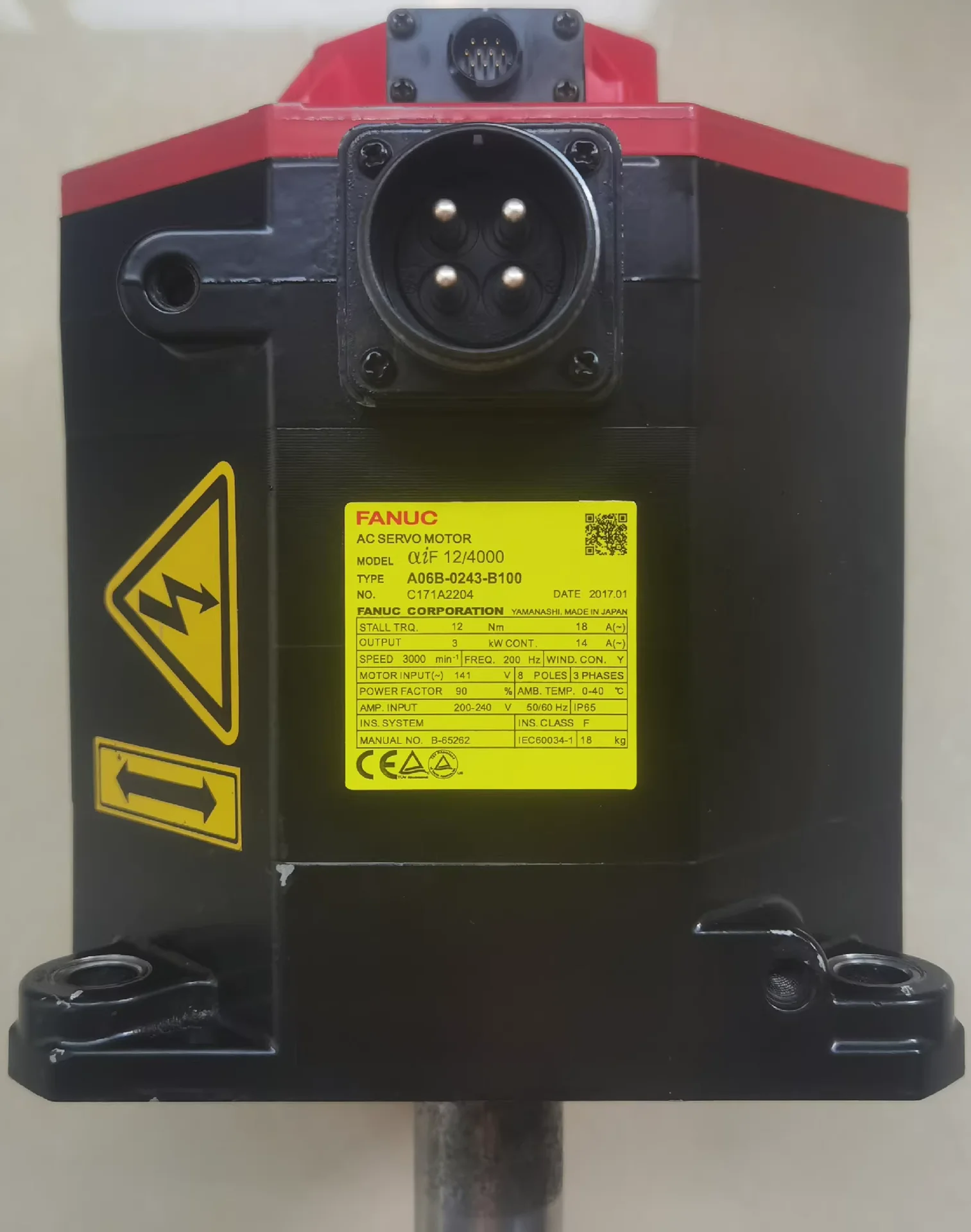 

A06B-0243-B100 Used Servo Motor，A06B 0243 B100 Servo Motor，Fast shipping，The shipment will be arranged after passing the test