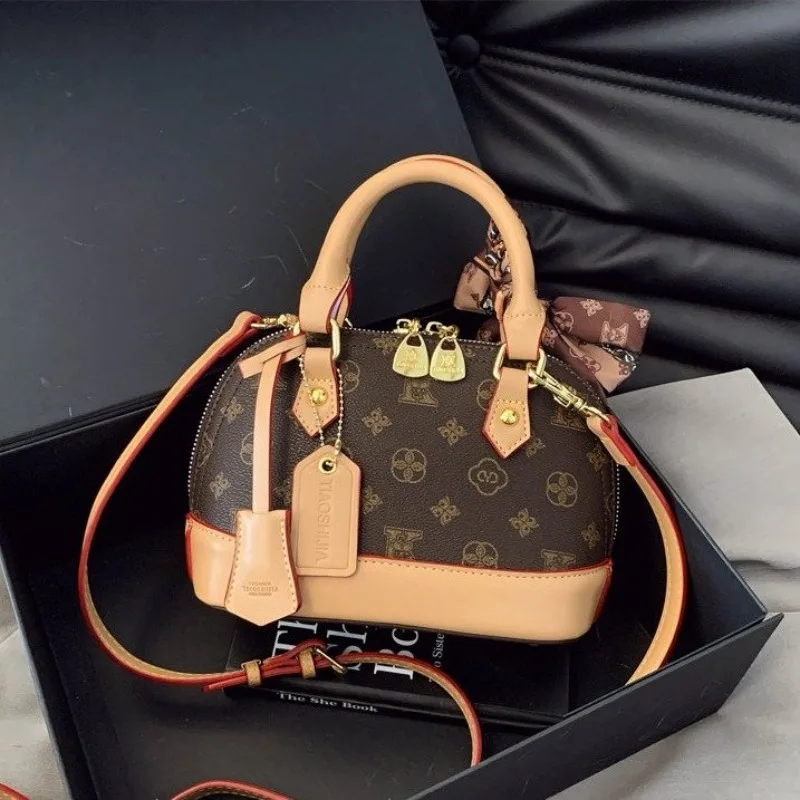 

Chic Classic Original Retro Diaper Bag Luxury Textured Leather Crossbody Handbag For Women Large Capacity Trendy Tote Bag