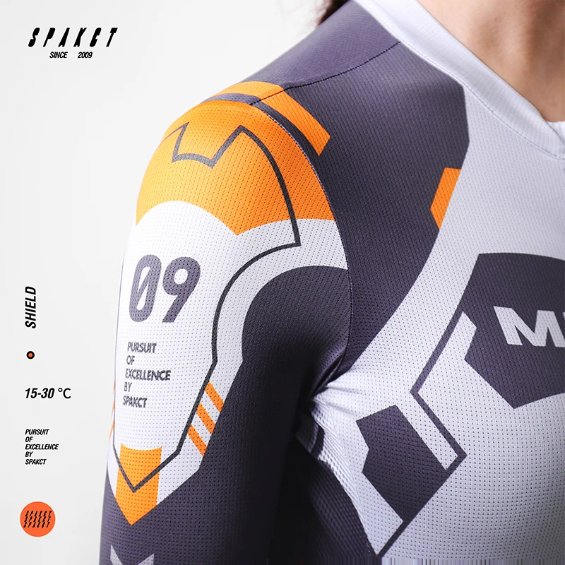 

Spiker Spring Summer 2025 long sleeved cycling suit for women, light and professional mountain bike cycling suit set