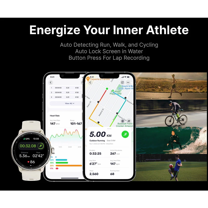 Wonlex ผู้ชายสมาร์ทนาฬิกา GPS 3ATM กันน้ํากลางแจ้ง SOS Call 24 H Heart Rate Monitoring บลูทูธฟิตเนส Smartwatch Spark2