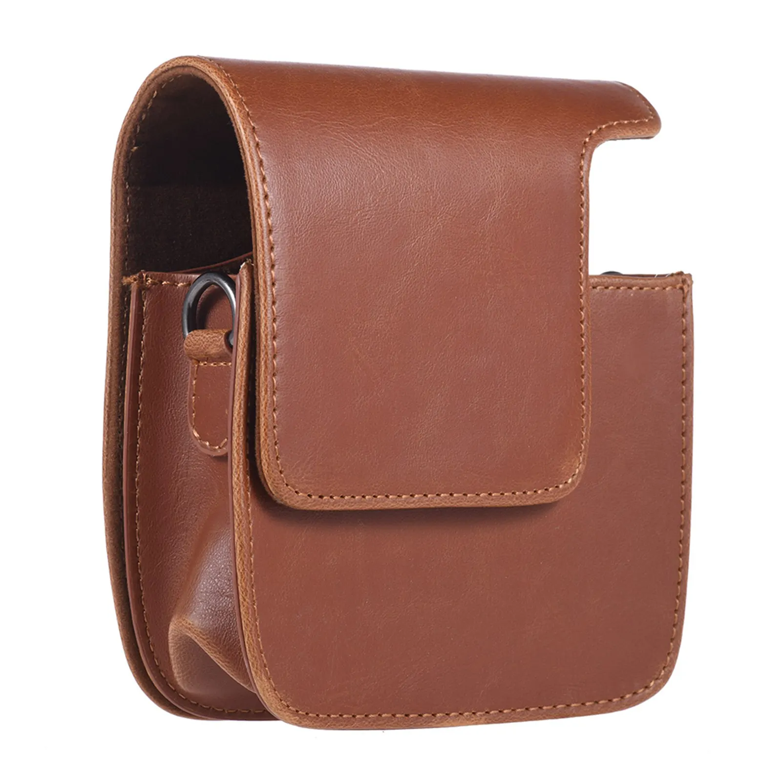 カメラケース ヴィンテージ PU 保護カメラケース バッグ ポーチ カバー プロテクター ストラップ付き 富士フイルム ミニ 90 インスタントフィルムカメラ用