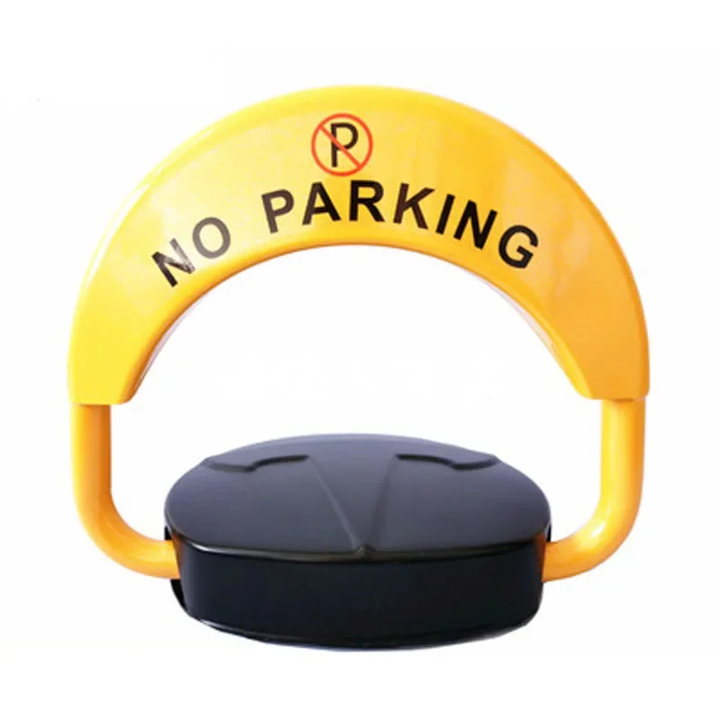 Remote Control + Automatic Parking Lock, Auto Induction Alarm Private Car Parking Latch, Carport Driveway Space Barrier Guard. B