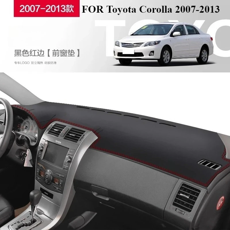 

ДЛЯ Toyota Corolla 2007-2013 Автомобильный Стайлинг Dash Mat Dashmat Коврик для приборной панели Солнцезащитный козырек Крышка приборной панели Ковер Автоаксессуары