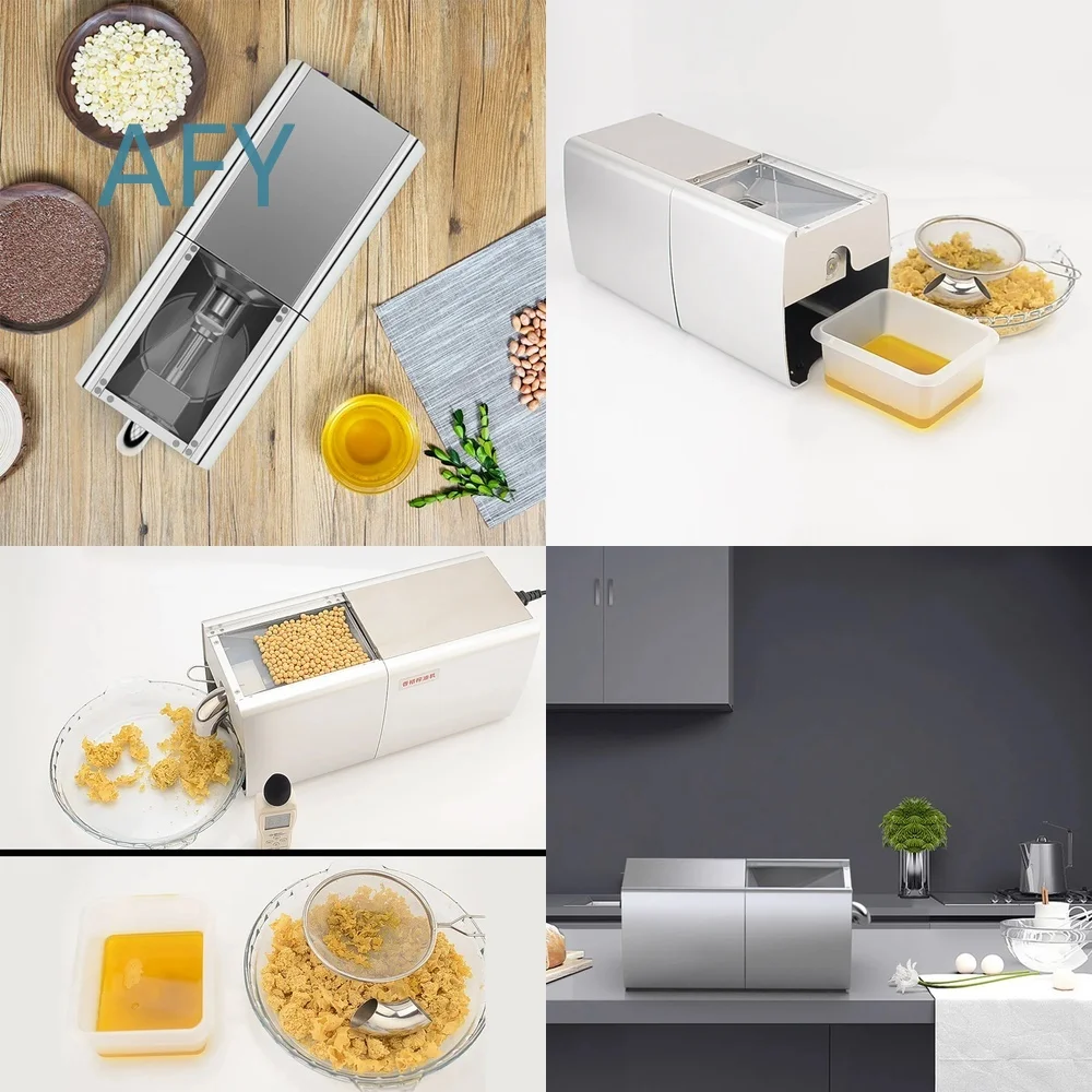 Commercial Oil Presser for Home Use Automatic Electric Oil Extractor Cold Hot Press Machine High Yield Oil Presser for