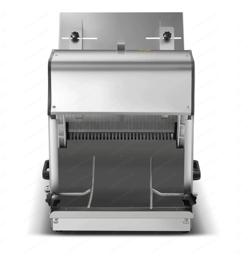 Commercial Electric Bread Slicer Machine, Stainless Steel Toast Slicer with Adjustable Thickness for Bakery & Cafe
