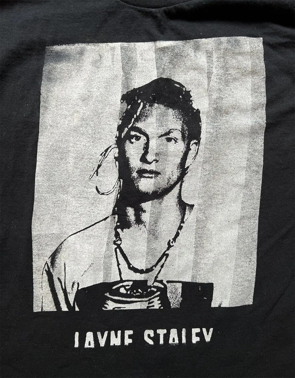 Layne staley T shirt BLACK Men S-5XL Cotton NL3040