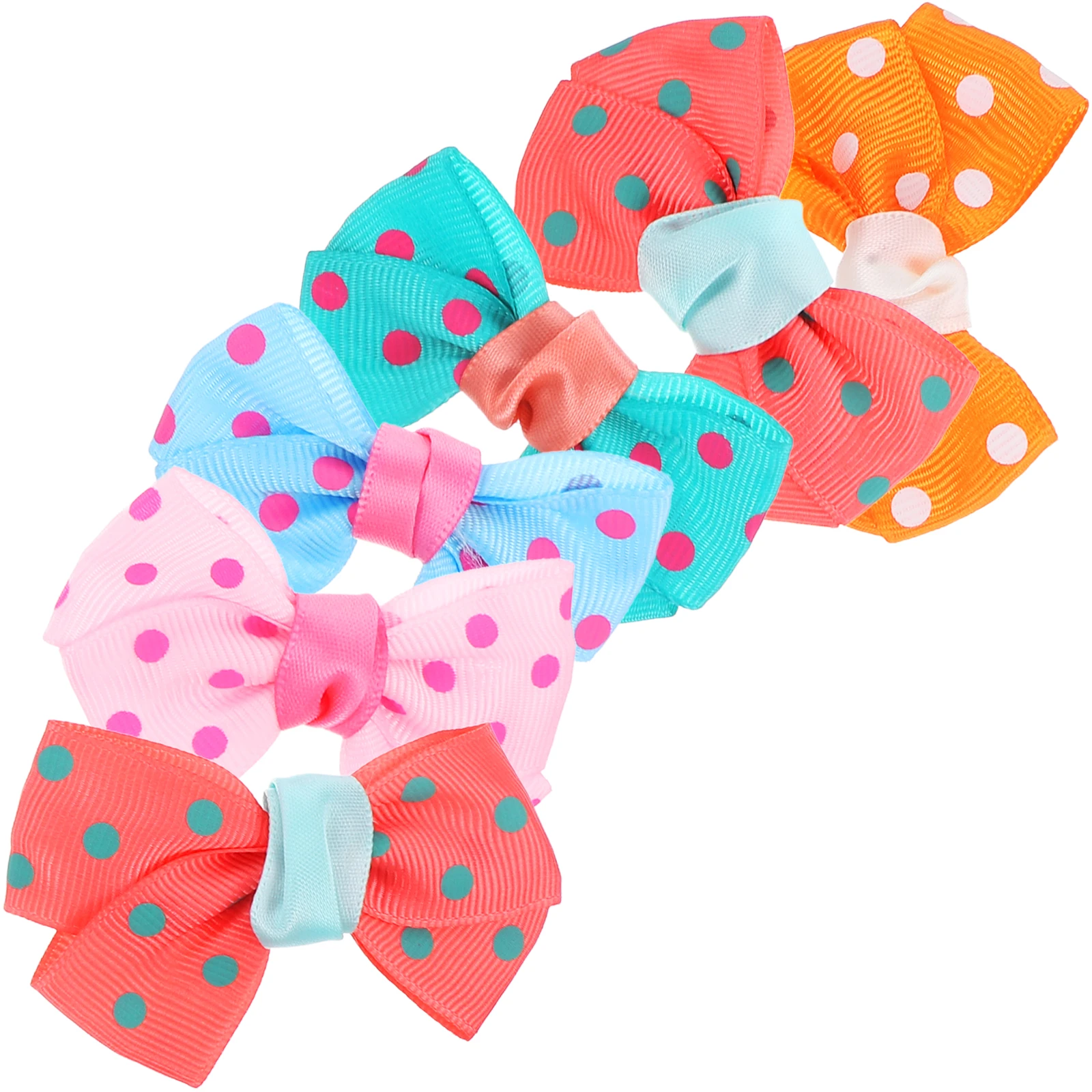 

6pcs Pet Supplies Layer Barrette Bobby Pins Barrette Pins Supplies for Dog Pet Hair Bowknot Hair Clips Clips Puppy