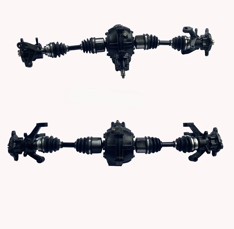 Modified four-wheel kart accessories, four-wheel drive axle drive, front and rear drive