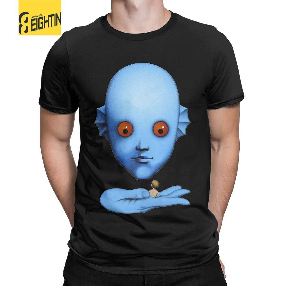 Camiseta de La Planete Sauvage para hombre, 100% algodón, manga corta, cuello redondo, ropa estampada