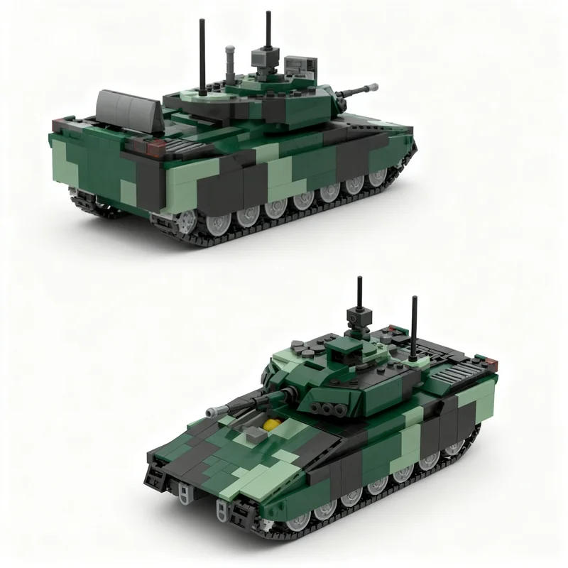 1071 elementów MOC Mk IV Stridsfordon 1:1 Skala Creator Expert Model Klocki Konstrukcyjne Architektura Prezent na Boże Narodzenie Zabawka z Klocków dla Dzieci