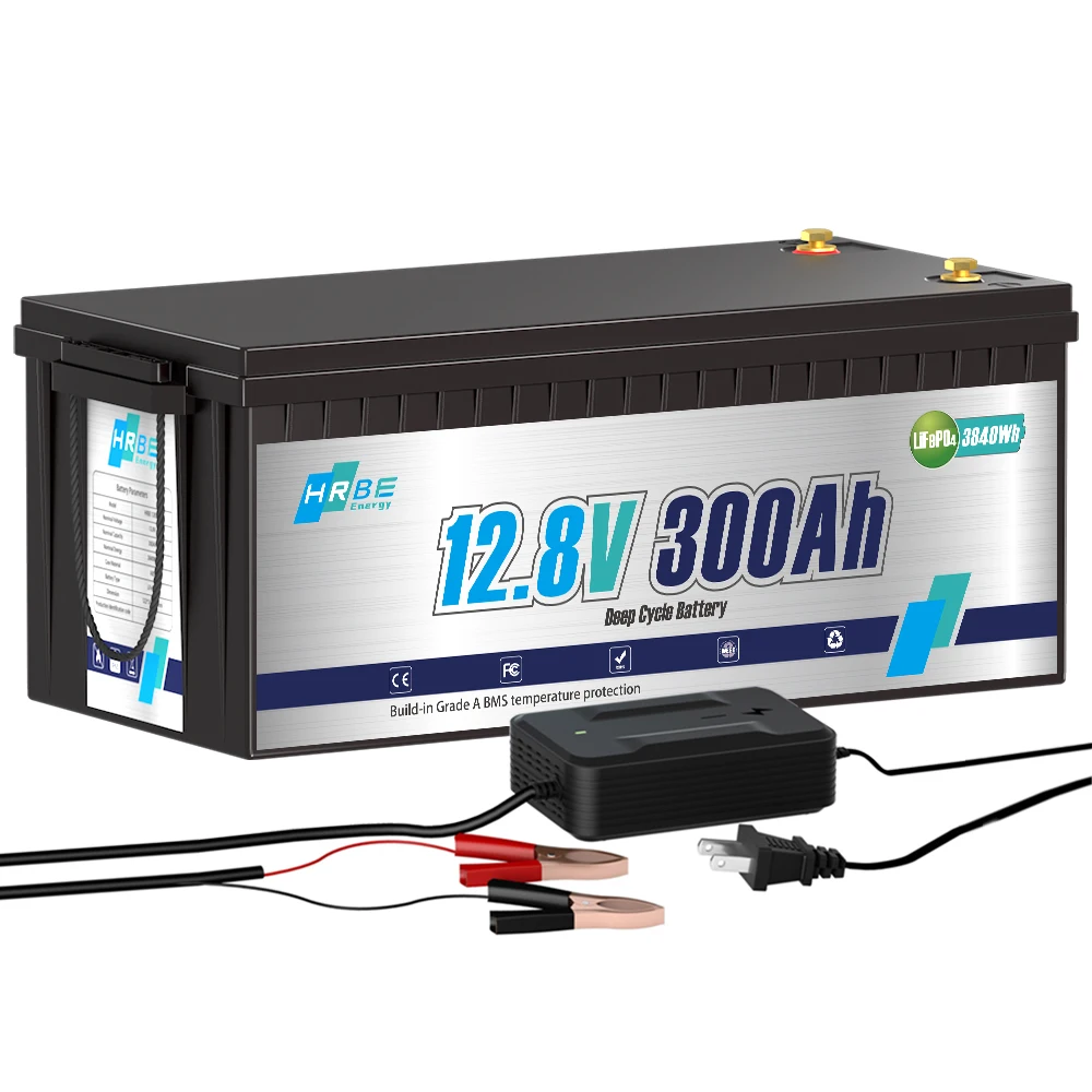 12V 300Ah 140Ah 100Ah Lithium LiFePO4-batterij, 8000+ Deep Cycle-lithiumbatterijen voor trollingmotor, camper, vrachtwagen, kajak, zonnepaneel - afbeelding 2