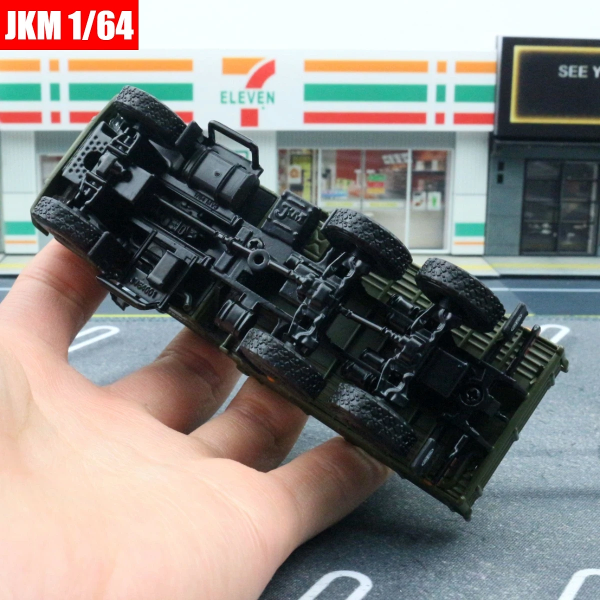 1:64 FAW MV3 Military Transport Truck 1/64 JKM Diecast Toy Car Vehicle Model Classical Zinc Alloy Metal Collection Gift For Kid