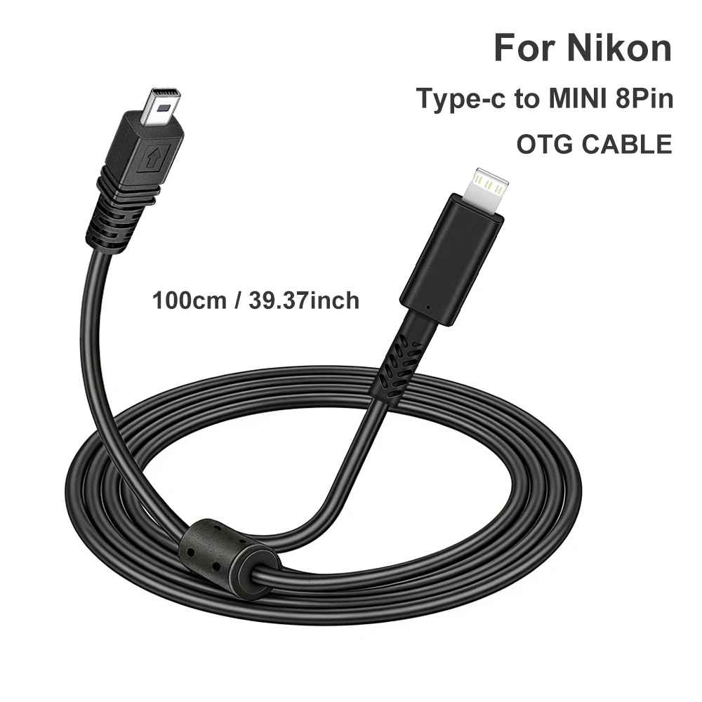 for Nikon Canon to Smartphone OTG cable to download photos from Nikon camera to phone for Smartphone 14,13,12,11,8,7,6,XS
