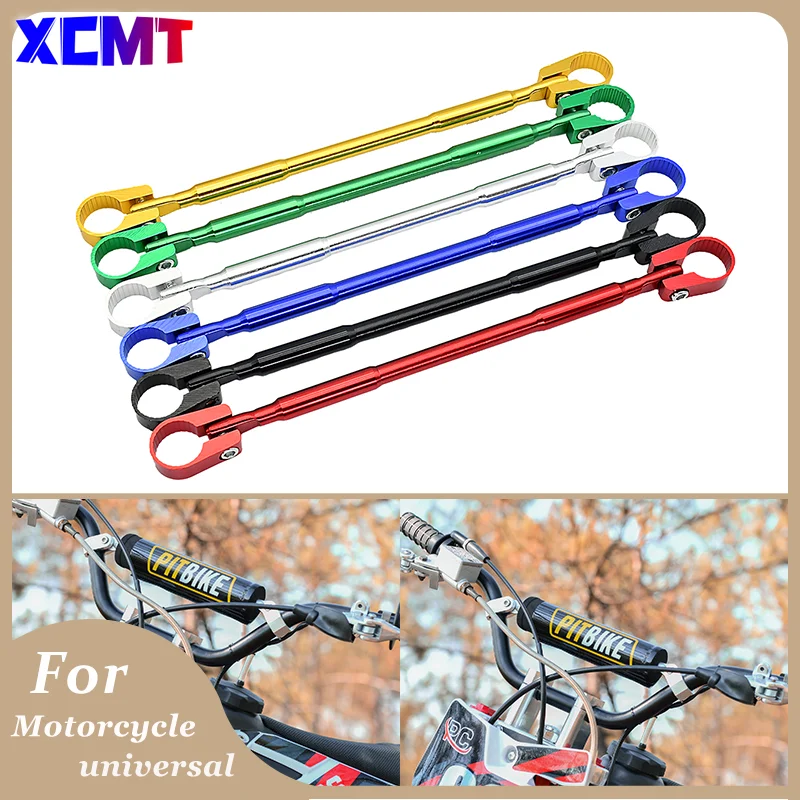 

Motorcycle Universal CNC Aluminum Handle Bar Cross Steering Strength Lever Balance Lever 7/8" 22mm Handlebar