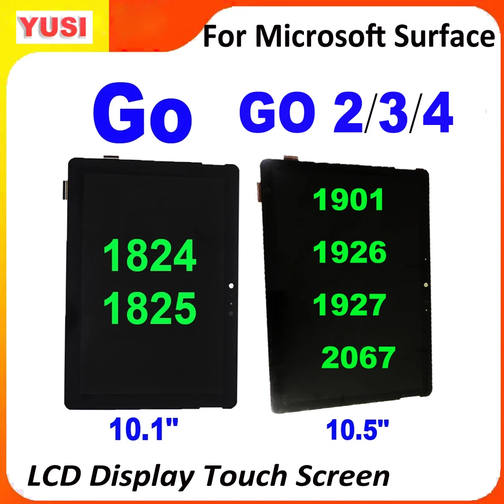 AAA + LCD pour Microsoft Surface Go 1824 1825 LCD Go 2 Go 3 Go 4 1901 1926 1927 2067 LCD écran tactile numériseur assemblée