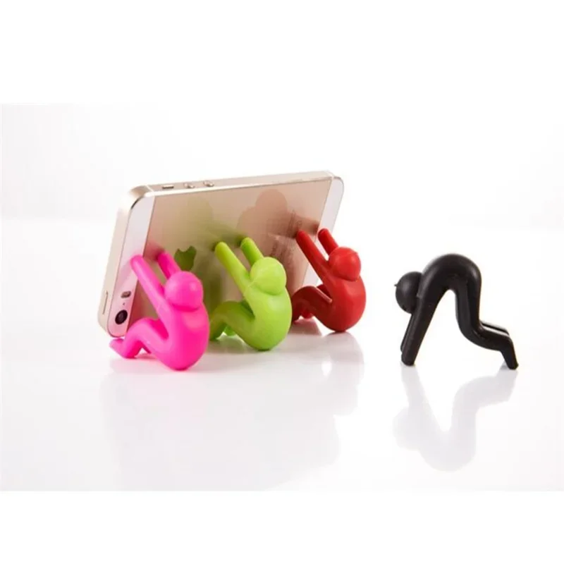 Silicone Pot Lid Spill-proof Little Man Elevator Mobile Phone Chopsticks Spoon Stand Soup Pot Spill-proof Device