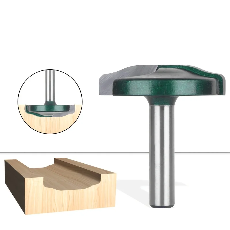 

1 шт. круглый фрезерный станок для теленка, твердосплавные канавки для деревообрабатывающих панелей и инструменты для гравировки поручней, с направляющими подшипниками