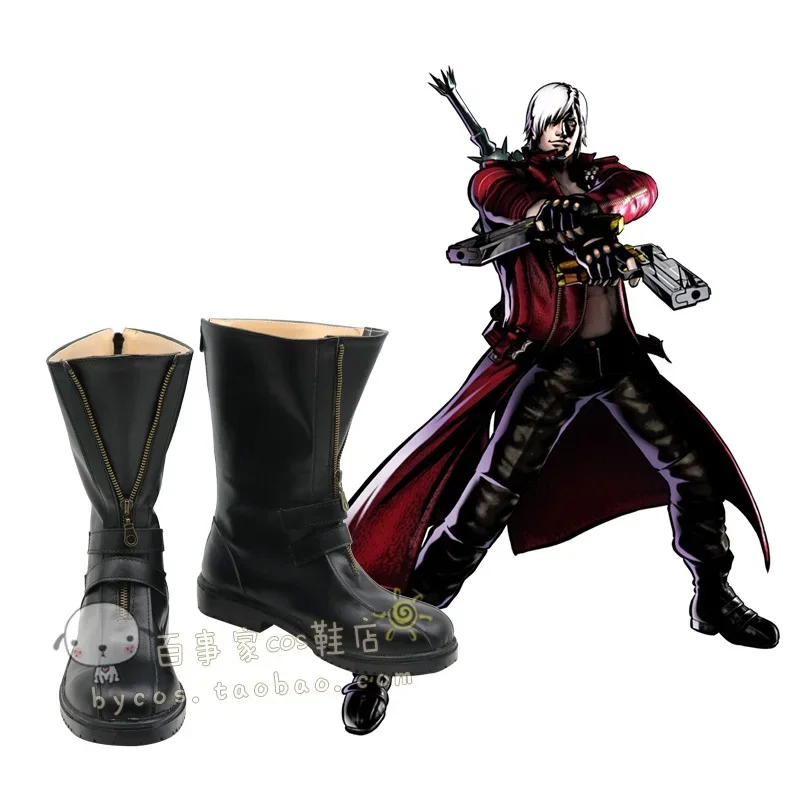 

Devil Cosplay Dante Boots Men Halloween Carnival Custom Made Shoes