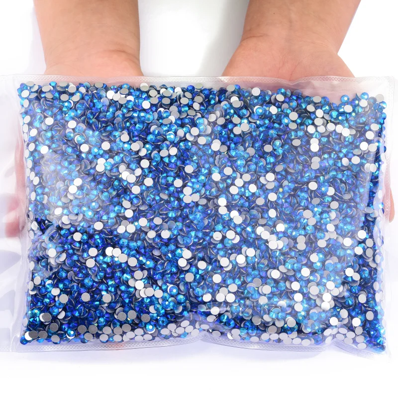 14400Pcs SS20 Wholesale in Bulk Glitter Non Hotfix Rhinestones стразы Strass Diamond Nails Crystals For Nail Art Wedding Dress