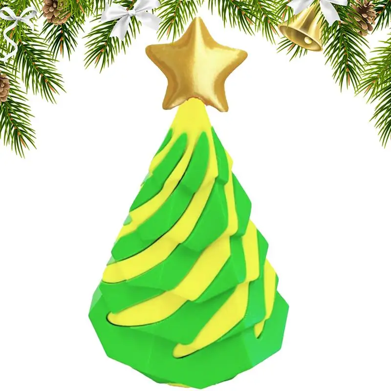 Impossible Cone Fidget Toy 3D Printed Christmas Tree Toys Fidget Passthrough Sculpture Spiral Cone Desk Toy Funny Desktop