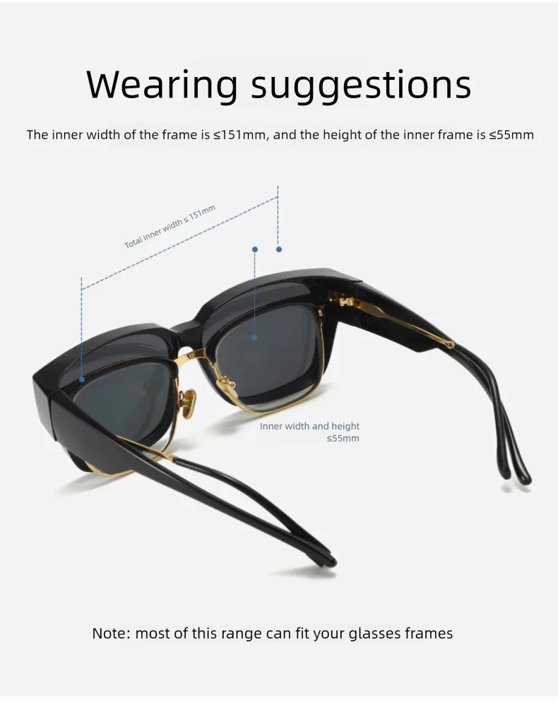 

Fit Over Eye Glasses prescription glasses Sports Fashion Polarized Sunglasses Fishing Driving Eyewear Vision enhancement Glasses