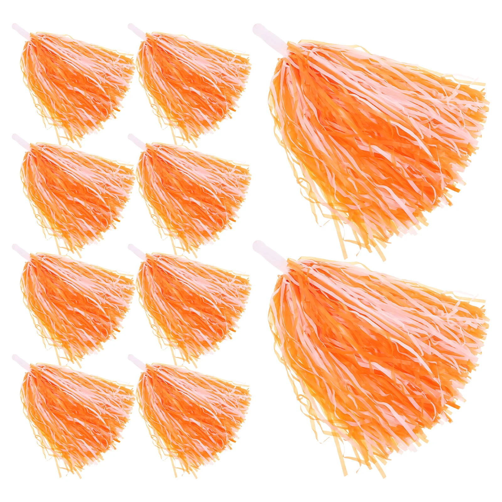 

18Pcs Cheerleading Pom Poms Handheld Matte Fine Strands Team Spirit Accessories for School Events Sports Competitions Dance