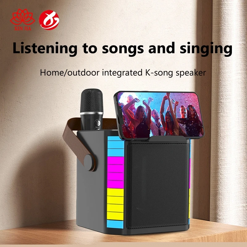 

High-power Wireless Bluetooth Speakers Outdoor Sound Box Portable Home Theatre Subwoofer 3D Stereo Reverberation System