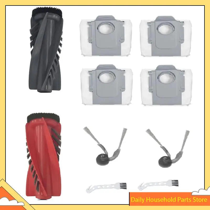 【Great Sale】Replacement Accessory Pack For Roborock Saros10 S9maxv Ultra: Main Brush, Side Brush, And Dust Bag