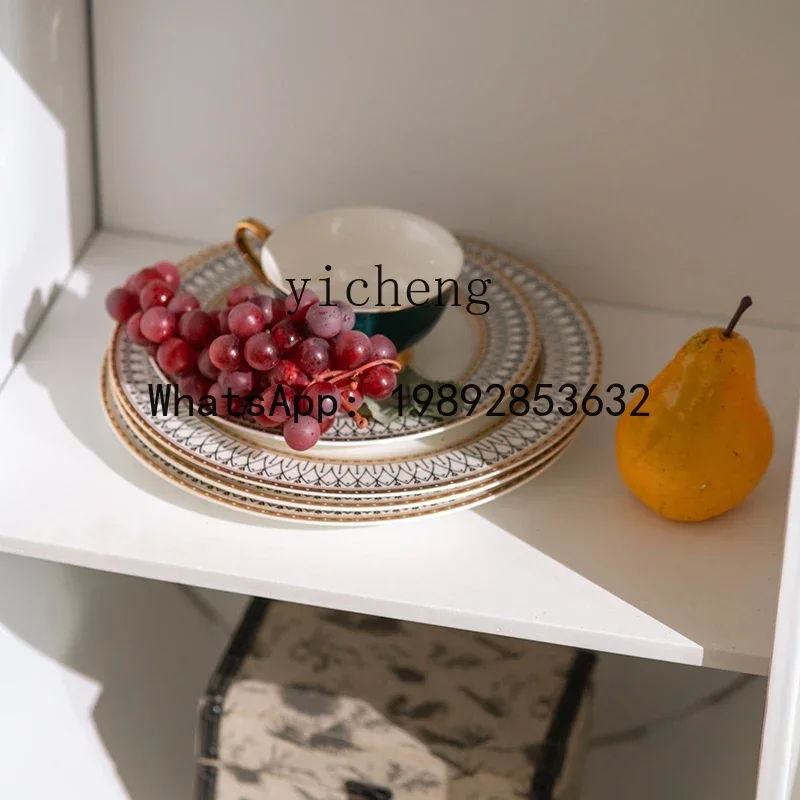 

Entrance Bamboo and Wood B & B Resort Hotel Decorative TV Side Cabinet Wrought Iron Storage