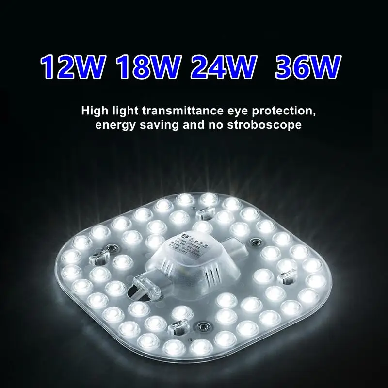 12W 18W 24W 36W LED Ring PANEL Circle Light 2835SMD AC220V 230V 240V LED square Ceiling board the circular lamp board