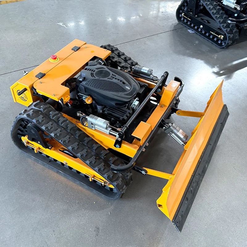 カスタマイズ可能なリモコン式芝刈り機、プッシュショベル付き多機能芝刈りロボット、ユーロ5排出ガス規制適合