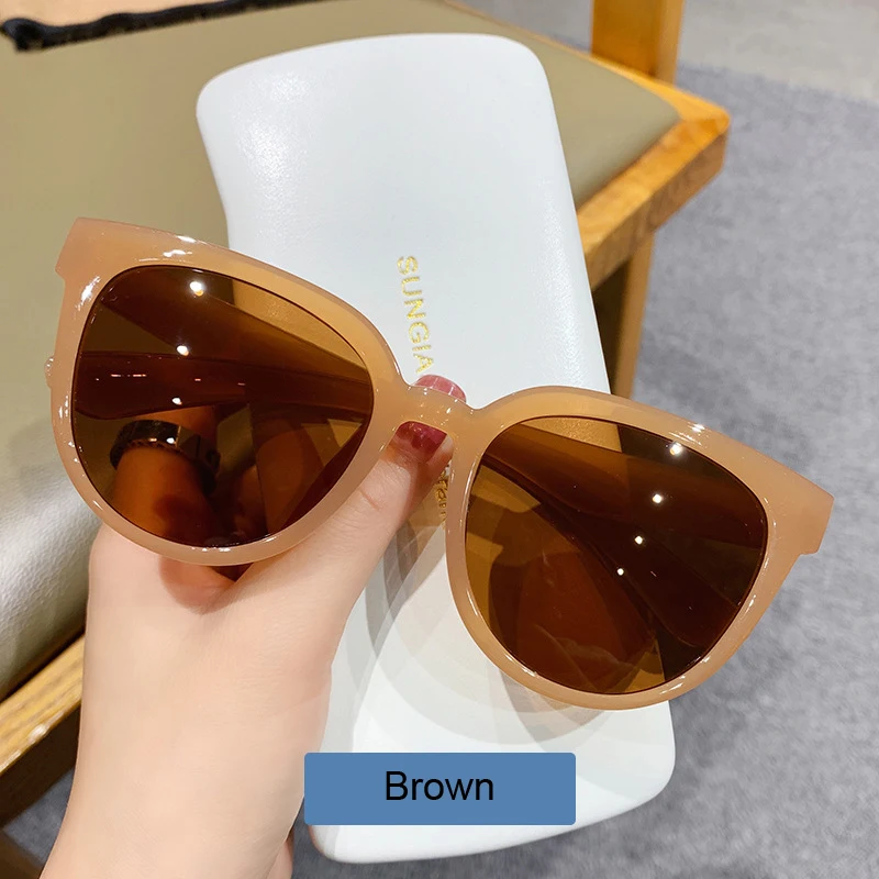 Lunettes de soleil œil de chat vintage pour femmes, lunettes de soleil rétro pour dames, nuances d\'extérieur classiques, marque de mode, UV400,