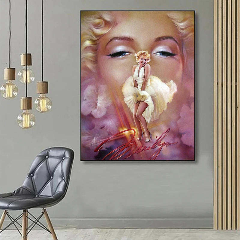 2024 New Marilyn Monroe Diamond Embroidery DIY Diamond Painting Kit Rhinestone Wall Art home decor gift