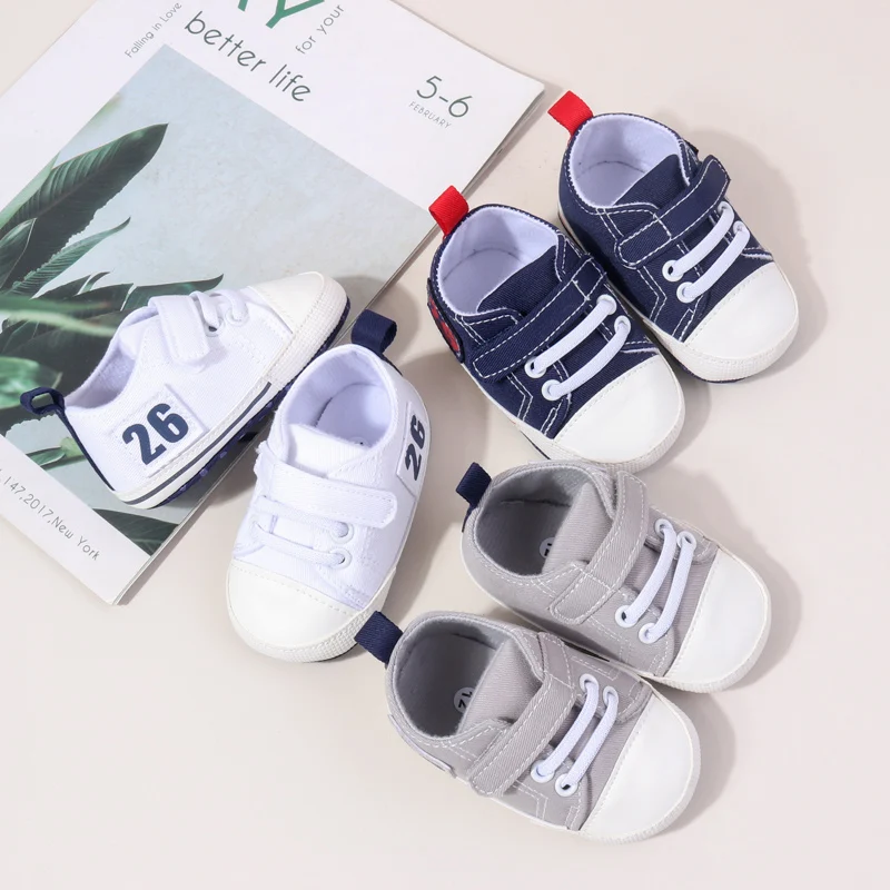 Cute Baby Casual Shoes Spring Autumn Girl's and Boy's  Fashion Design Soft Sole Comfortable Indoor Walking Newborn Toddler Shoes
