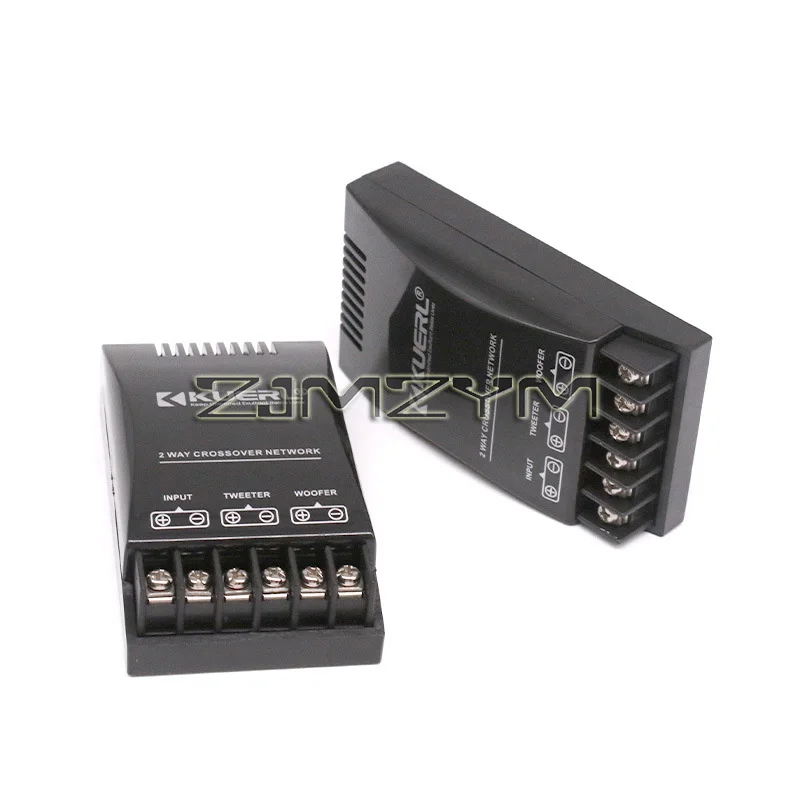 Universal Car Audio Crossover Speaker Highlow Frequency Divider 2Way Auto Audio Crossover Frequency Divider Modified Accessories