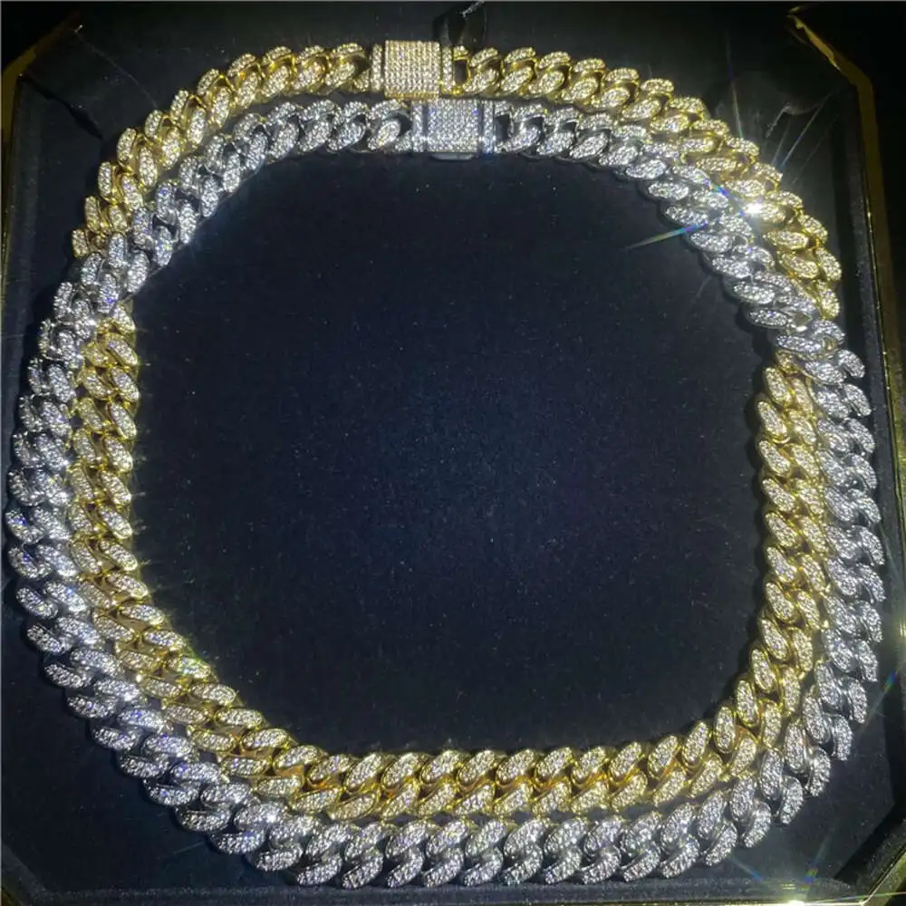 

Yss Jewelry 925 Silver 12mm Miami Cuban Chain