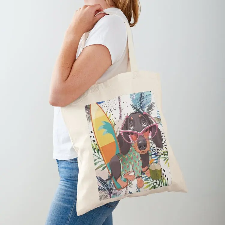 

Dachshund Dog popart art Tote Bag Women's tote bag canvas tote great bag shopper woman