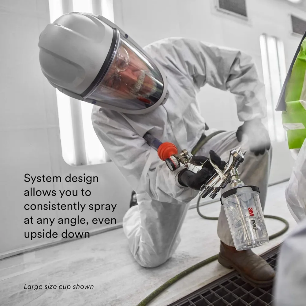 طقم ملحقات مسدس الرش 3M PPS 2.0، 26301، الحجم القياسي، سعة 22 أونصة، فلتر 125 ميكرون، مناسب للسيارات والأثاث #5