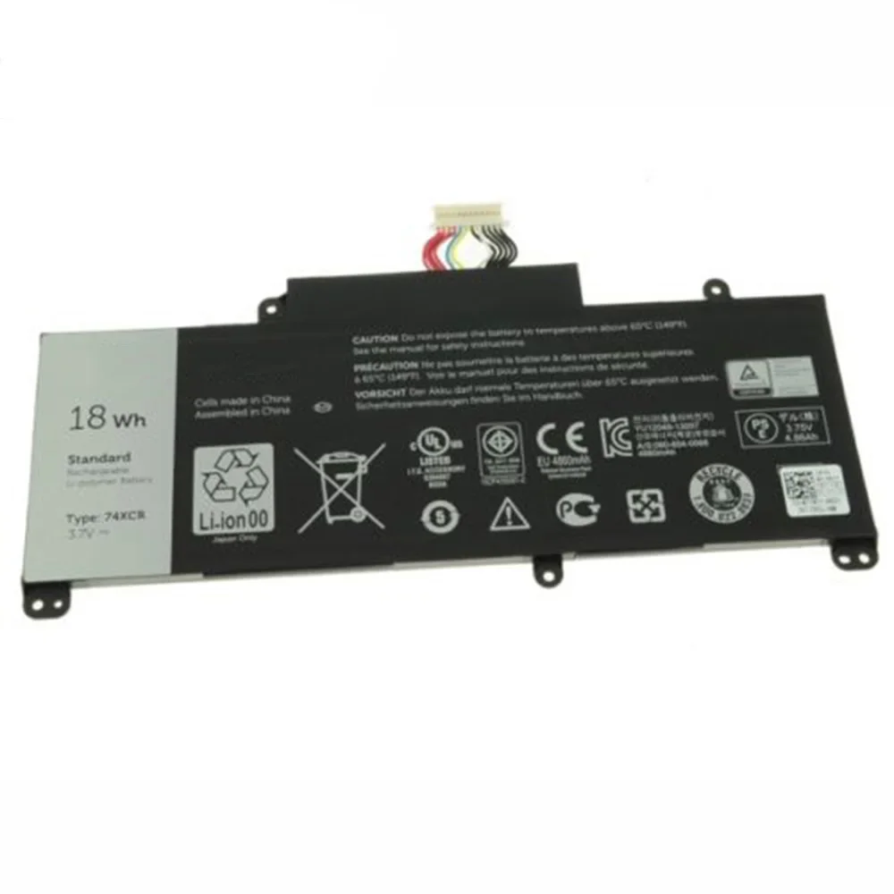 74XCR 3.7V 18Wh Original Laptop Battery for Dell Venue 8 Pro 5830 T01D T10D-5830 Tablet X1M2Y 074XCR VXGP6