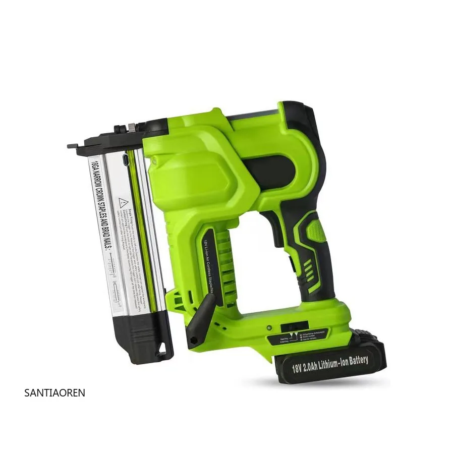 

Electric Cordless Pneumatic Nailer Gun Strong Concrete Nail Guns for Wood 2-in-1 Portable Woodworking Li-ion Battery 20V 2 1/2in