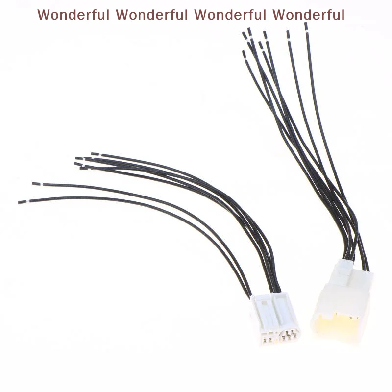 7 Pin Automotive Connector Rearview Mirror Plug Stable Connection for Vehicle Mirror Assembly Retrofit and Repair