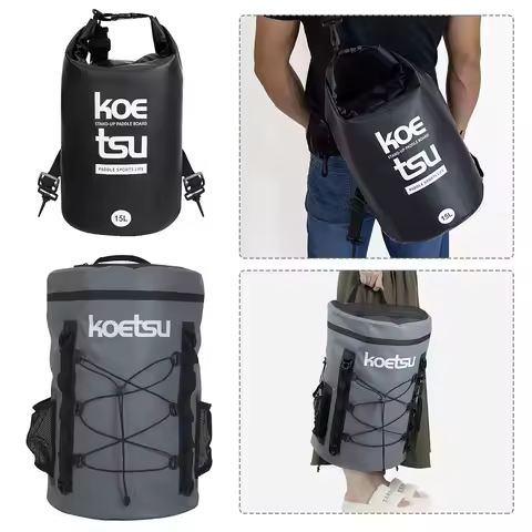 15/40L Paddle Board Deck Bag Waterproof Dry Bag Large Capacity Storage Bag for Stand-Up Paddleboard and Kayaking Accessories