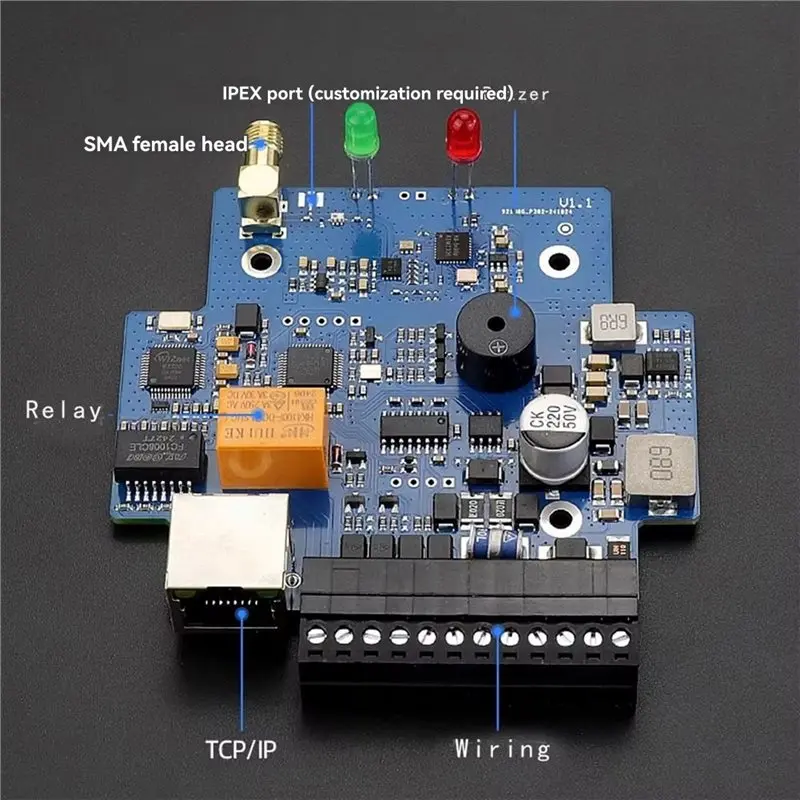 【FAST-SALE】WG26 RS485 TCP/IP UHF RFID-Entwicklungskit inklusive RFID-Modulen mit integrierter Antenne